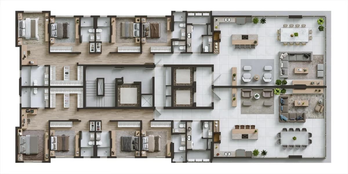 Como as áreas técnicas de um prédio impactam a experiência do morador